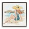 Stupell Industries Summer Day Beauty Floater Framed Canvas Wall Art Design by Anne Tavoletti